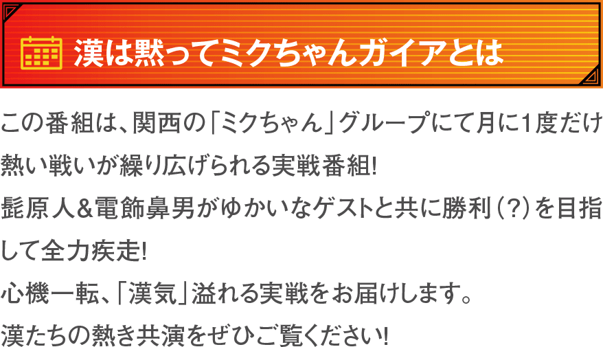 漢は黙ってミクちゃんガイア